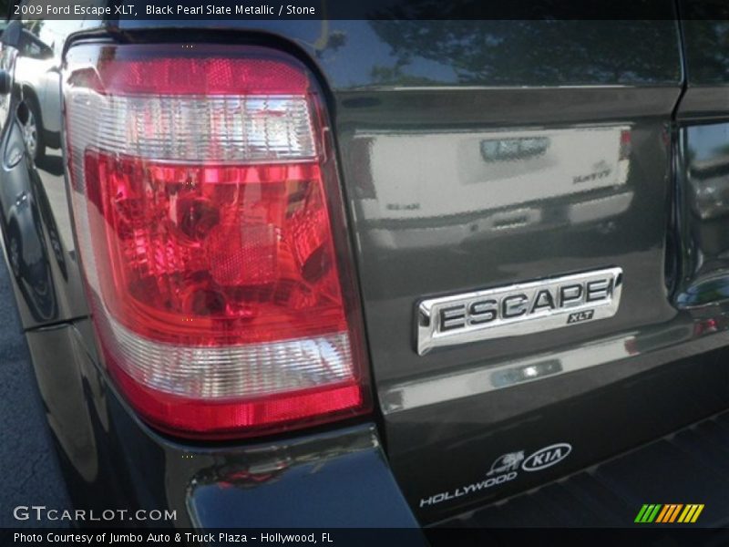 Black Pearl Slate Metallic / Stone 2009 Ford Escape XLT