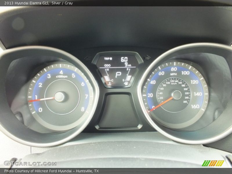 Silver / Gray 2013 Hyundai Elantra GLS