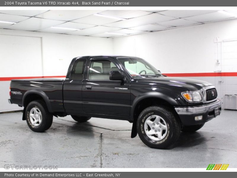 Black Sand Pearl / Charcoal 2004 Toyota Tacoma V6 TRD Xtracab 4x4