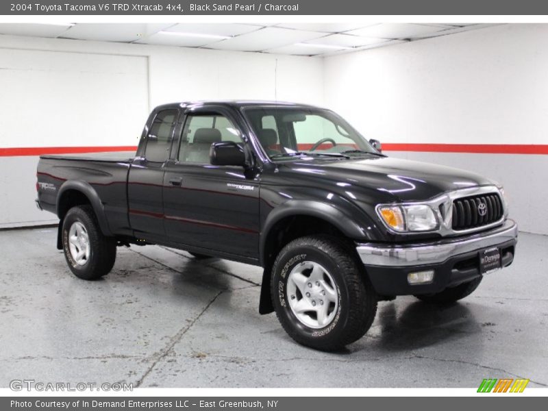 Black Sand Pearl / Charcoal 2004 Toyota Tacoma V6 TRD Xtracab 4x4