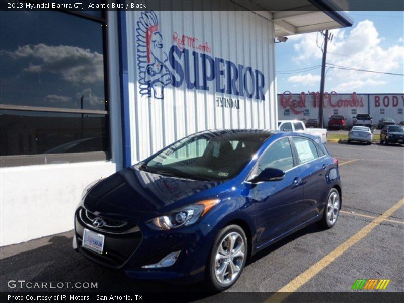 Atlantic Blue / Black 2013 Hyundai Elantra GT