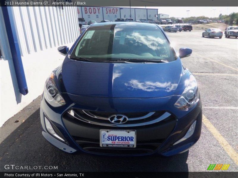 Atlantic Blue / Black 2013 Hyundai Elantra GT