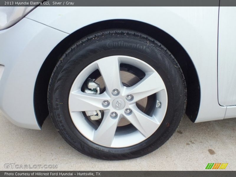 Silver / Gray 2013 Hyundai Elantra GLS