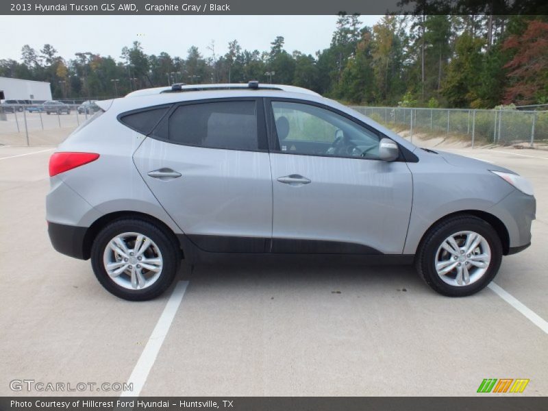 Graphite Gray / Black 2013 Hyundai Tucson GLS AWD