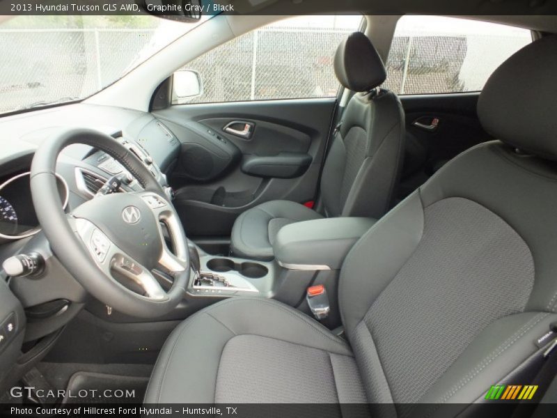 Graphite Gray / Black 2013 Hyundai Tucson GLS AWD