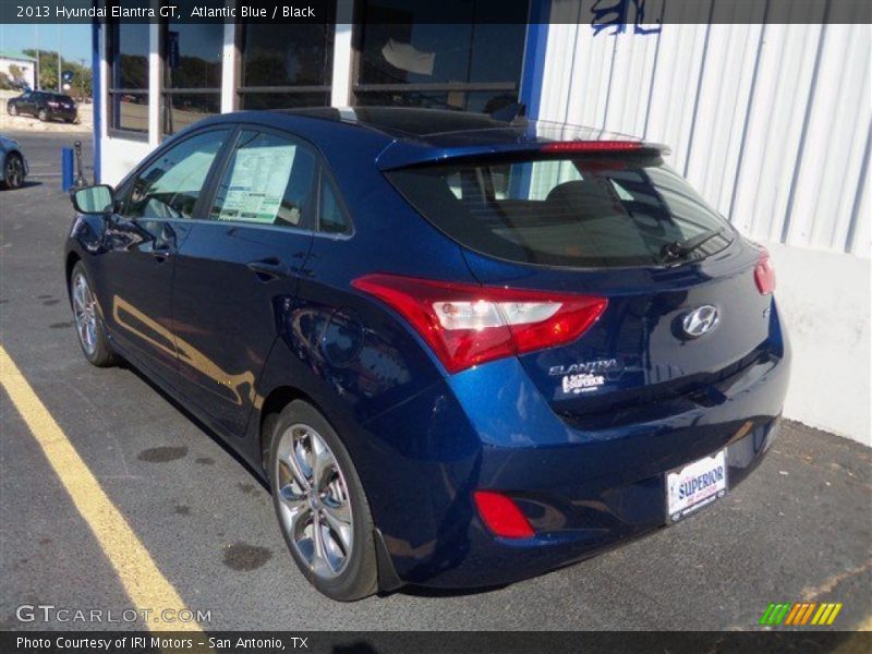 Atlantic Blue / Black 2013 Hyundai Elantra GT