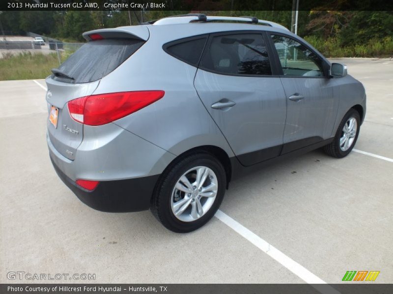 Graphite Gray / Black 2013 Hyundai Tucson GLS AWD