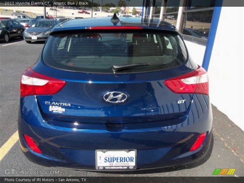 Atlantic Blue / Black 2013 Hyundai Elantra GT