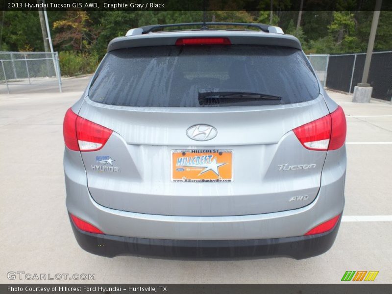Graphite Gray / Black 2013 Hyundai Tucson GLS AWD