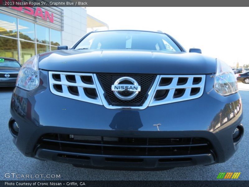 Graphite Blue / Black 2013 Nissan Rogue SV