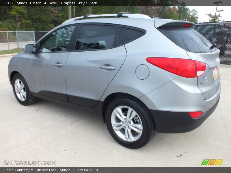 Graphite Gray / Black 2013 Hyundai Tucson GLS AWD