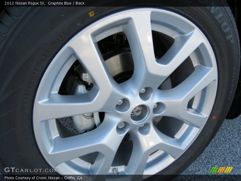 Graphite Blue / Black 2013 Nissan Rogue SV