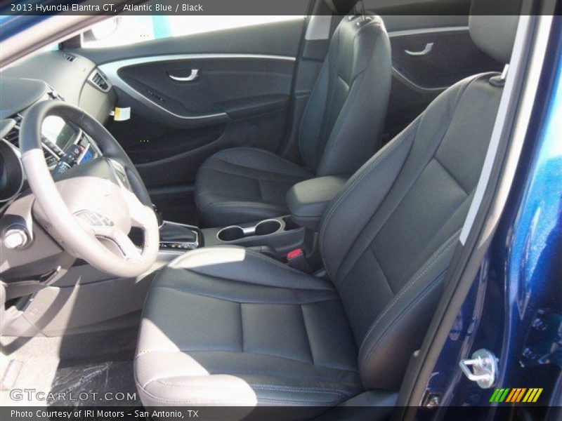 Atlantic Blue / Black 2013 Hyundai Elantra GT