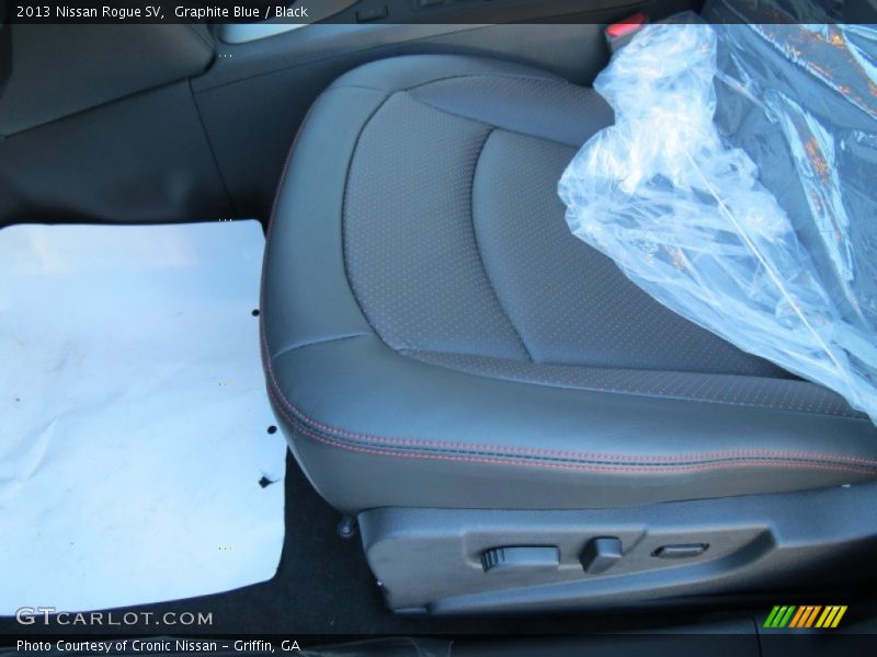 Graphite Blue / Black 2013 Nissan Rogue SV