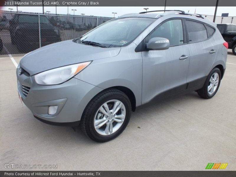Graphite Gray / Black 2013 Hyundai Tucson GLS AWD