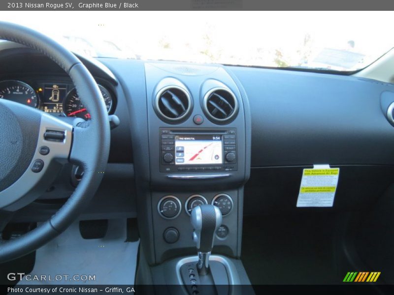 Graphite Blue / Black 2013 Nissan Rogue SV