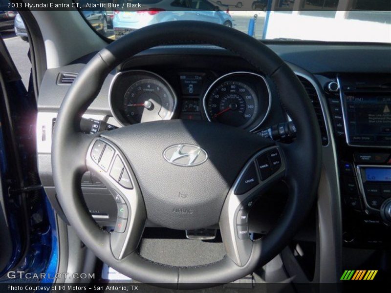 Atlantic Blue / Black 2013 Hyundai Elantra GT