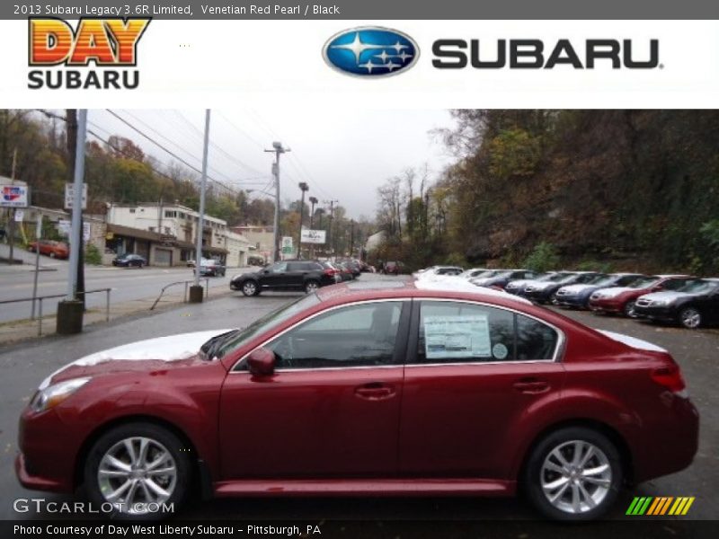 Venetian Red Pearl / Black 2013 Subaru Legacy 3.6R Limited