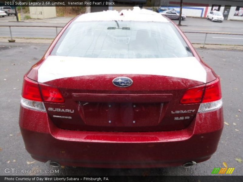 Venetian Red Pearl / Black 2013 Subaru Legacy 3.6R Limited