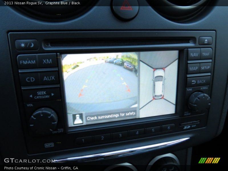 Graphite Blue / Black 2013 Nissan Rogue SV