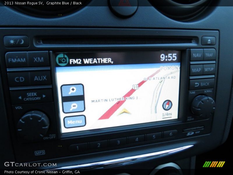 Graphite Blue / Black 2013 Nissan Rogue SV
