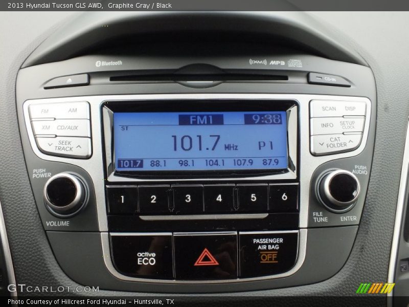 Graphite Gray / Black 2013 Hyundai Tucson GLS AWD
