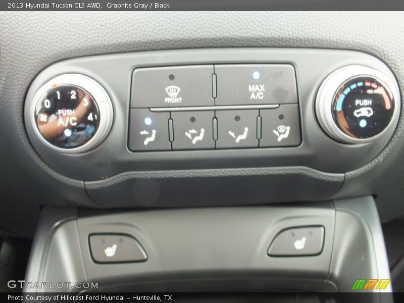 Graphite Gray / Black 2013 Hyundai Tucson GLS AWD
