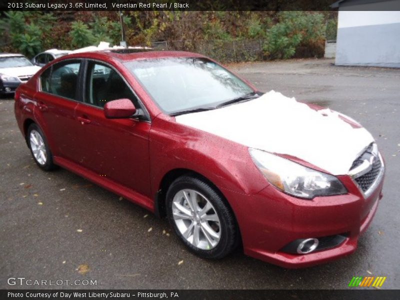 Venetian Red Pearl / Black 2013 Subaru Legacy 3.6R Limited