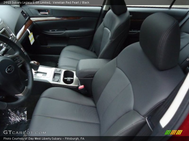 Front Seat of 2013 Legacy 3.6R Limited