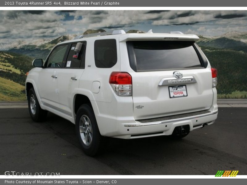 Blizzard White Pearl / Graphite 2013 Toyota 4Runner SR5 4x4