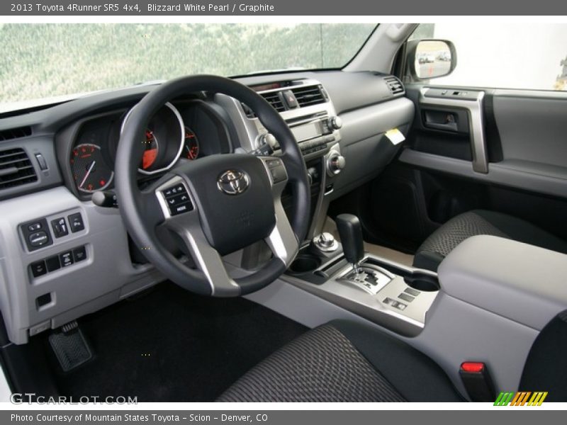 Blizzard White Pearl / Graphite 2013 Toyota 4Runner SR5 4x4