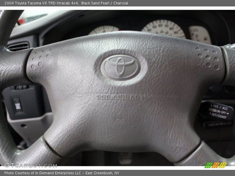 Black Sand Pearl / Charcoal 2004 Toyota Tacoma V6 TRD Xtracab 4x4