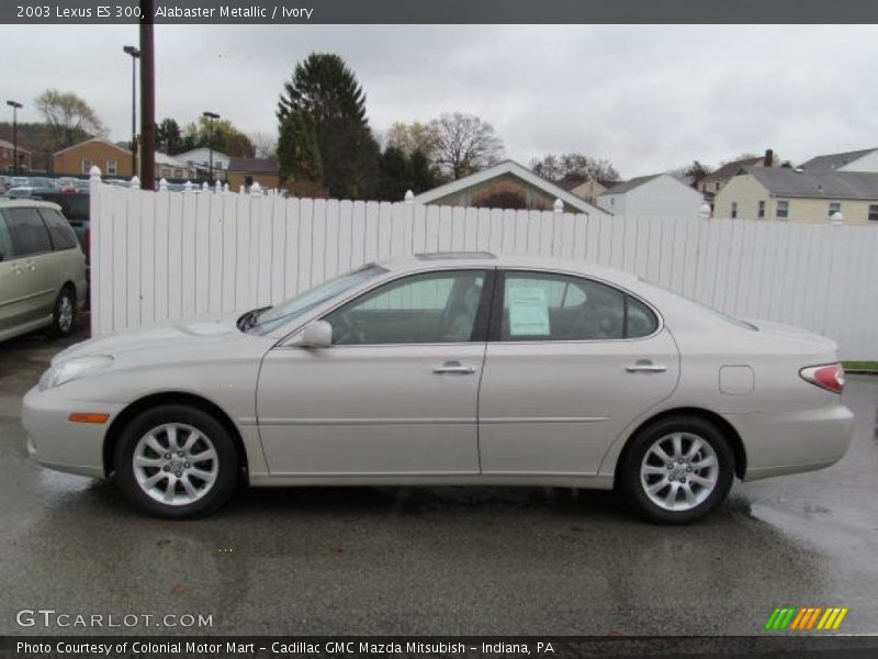 Alabaster Metallic / Ivory 2003 Lexus ES 300