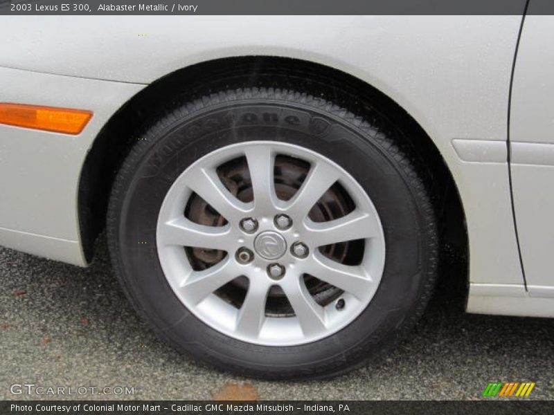 Alabaster Metallic / Ivory 2003 Lexus ES 300