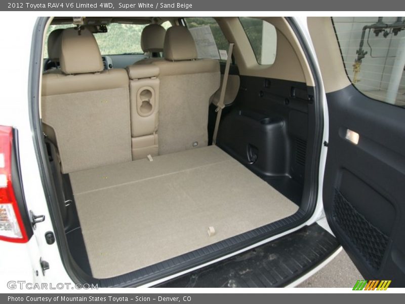 Super White / Sand Beige 2012 Toyota RAV4 V6 Limited 4WD