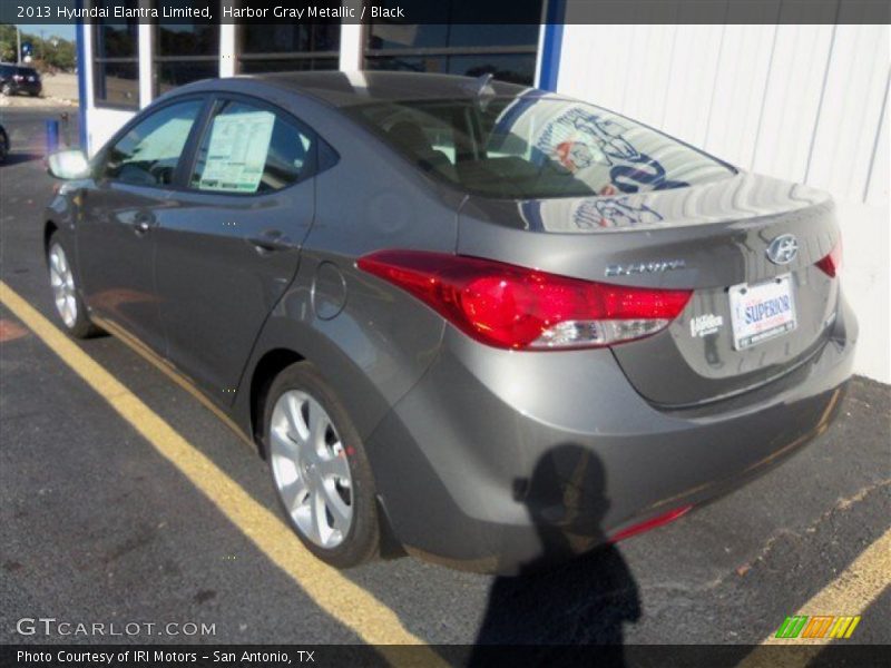 Harbor Gray Metallic / Black 2013 Hyundai Elantra Limited