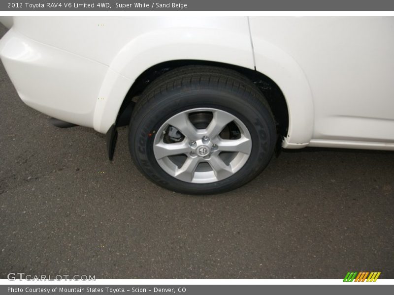 Super White / Sand Beige 2012 Toyota RAV4 V6 Limited 4WD