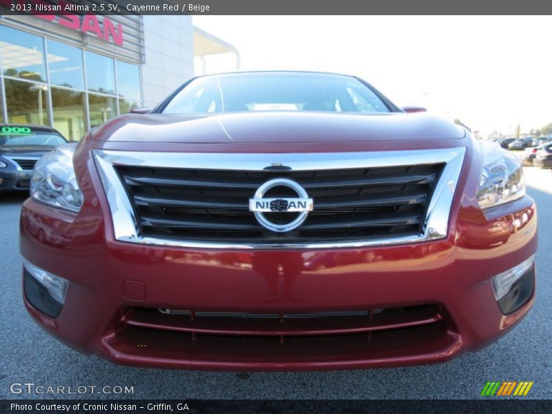 Cayenne Red / Beige 2013 Nissan Altima 2.5 SV