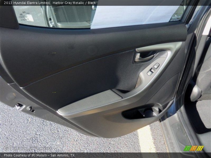 Harbor Gray Metallic / Black 2013 Hyundai Elantra Limited