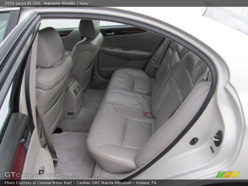 Rear Seat of 2003 ES 300