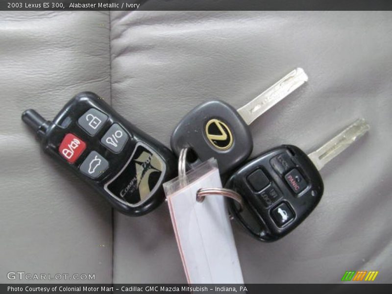 Keys of 2003 ES 300