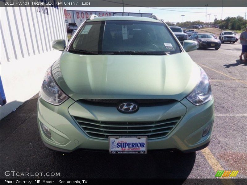 Kiwi Green / Taupe 2013 Hyundai Tucson GLS