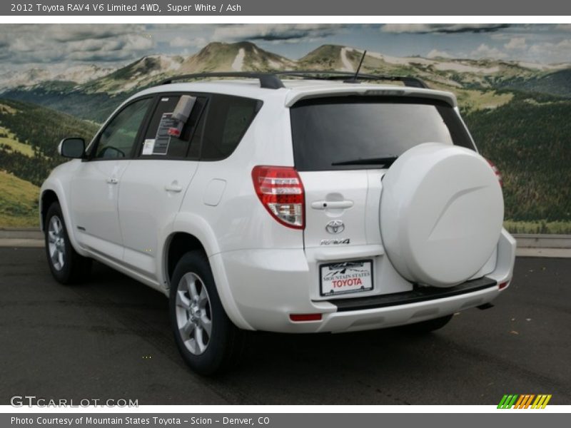 Super White / Ash 2012 Toyota RAV4 V6 Limited 4WD