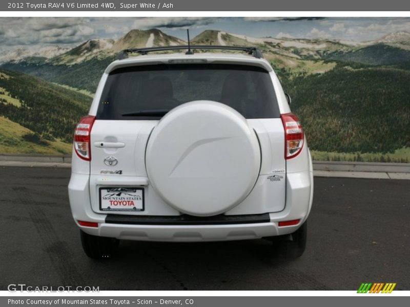 Super White / Ash 2012 Toyota RAV4 V6 Limited 4WD
