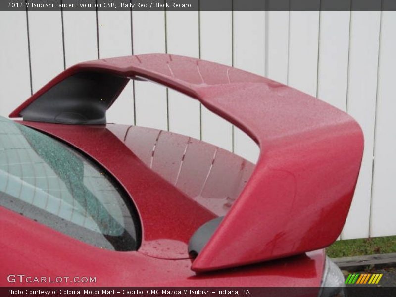 Rear Spoiler - 2012 Mitsubishi Lancer Evolution GSR