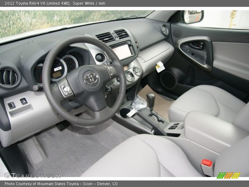 Super White / Ash 2012 Toyota RAV4 V6 Limited 4WD