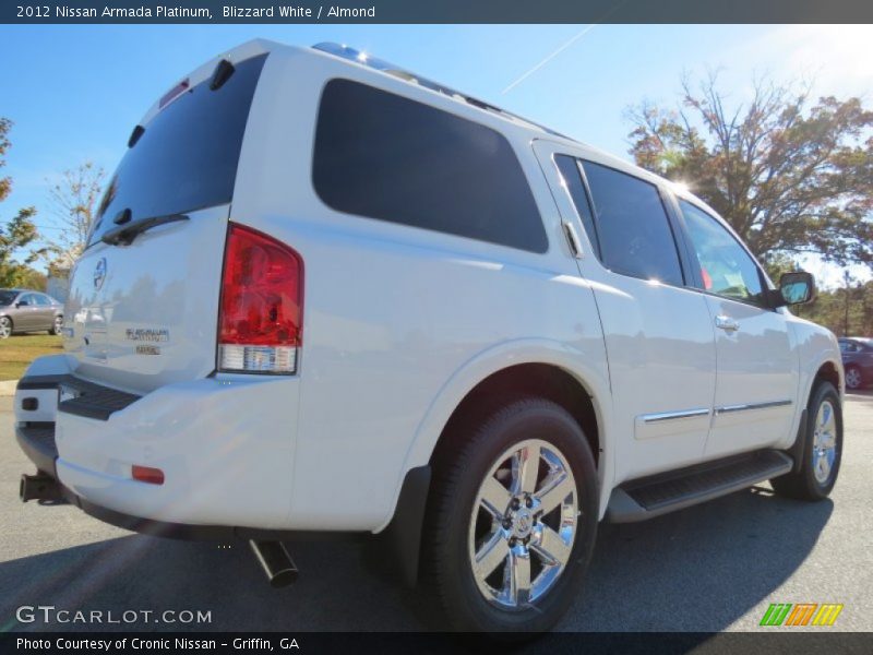 Blizzard White / Almond 2012 Nissan Armada Platinum