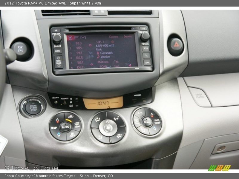Super White / Ash 2012 Toyota RAV4 V6 Limited 4WD