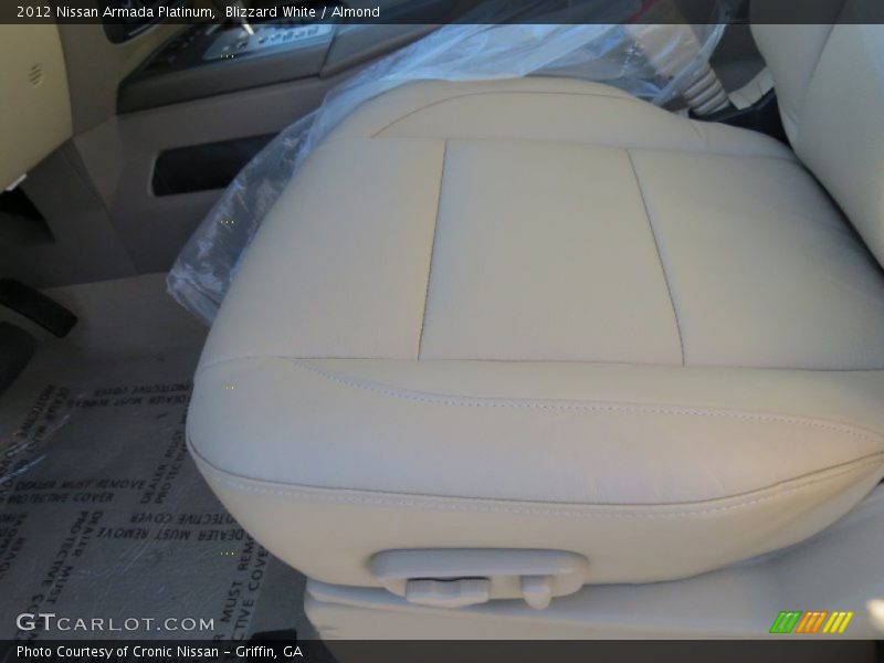 Blizzard White / Almond 2012 Nissan Armada Platinum