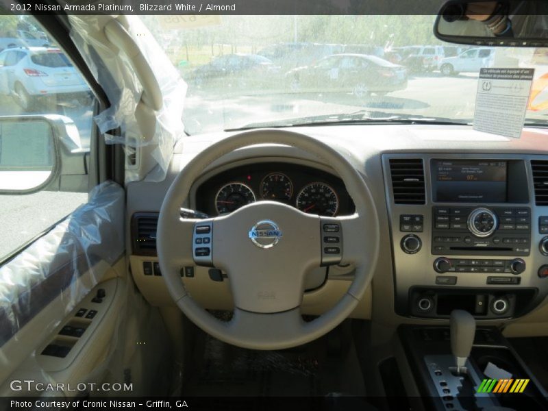 Blizzard White / Almond 2012 Nissan Armada Platinum
